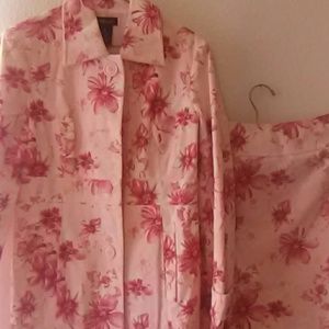 Two piece set jacket and skirt